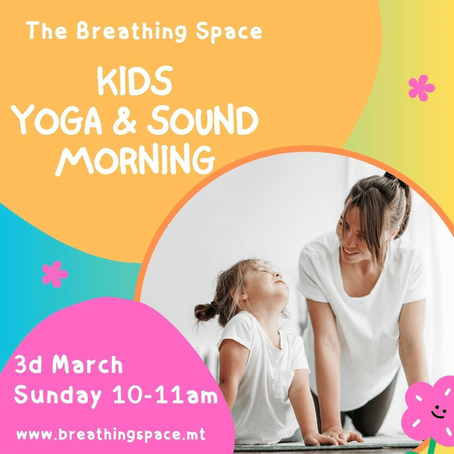 Kids Yoga and Sound morning March
